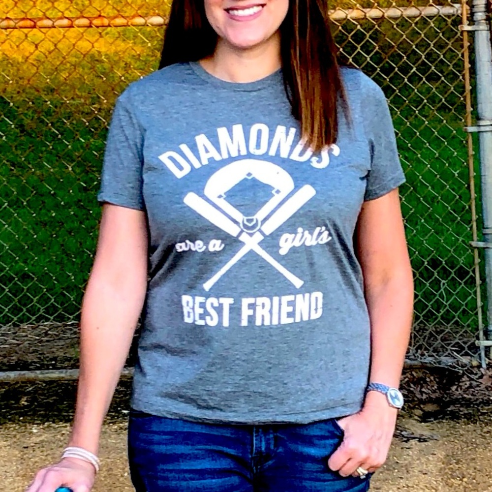 Threadtank Diamonds are a girls best friend tee